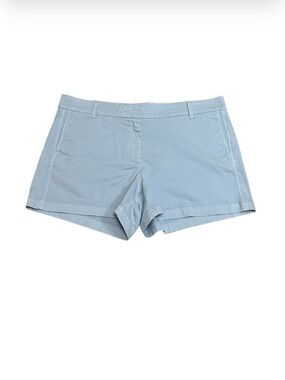 J Crew 4” Stretch Chino Shorts NEW Light Blue Size 14 Style H5806